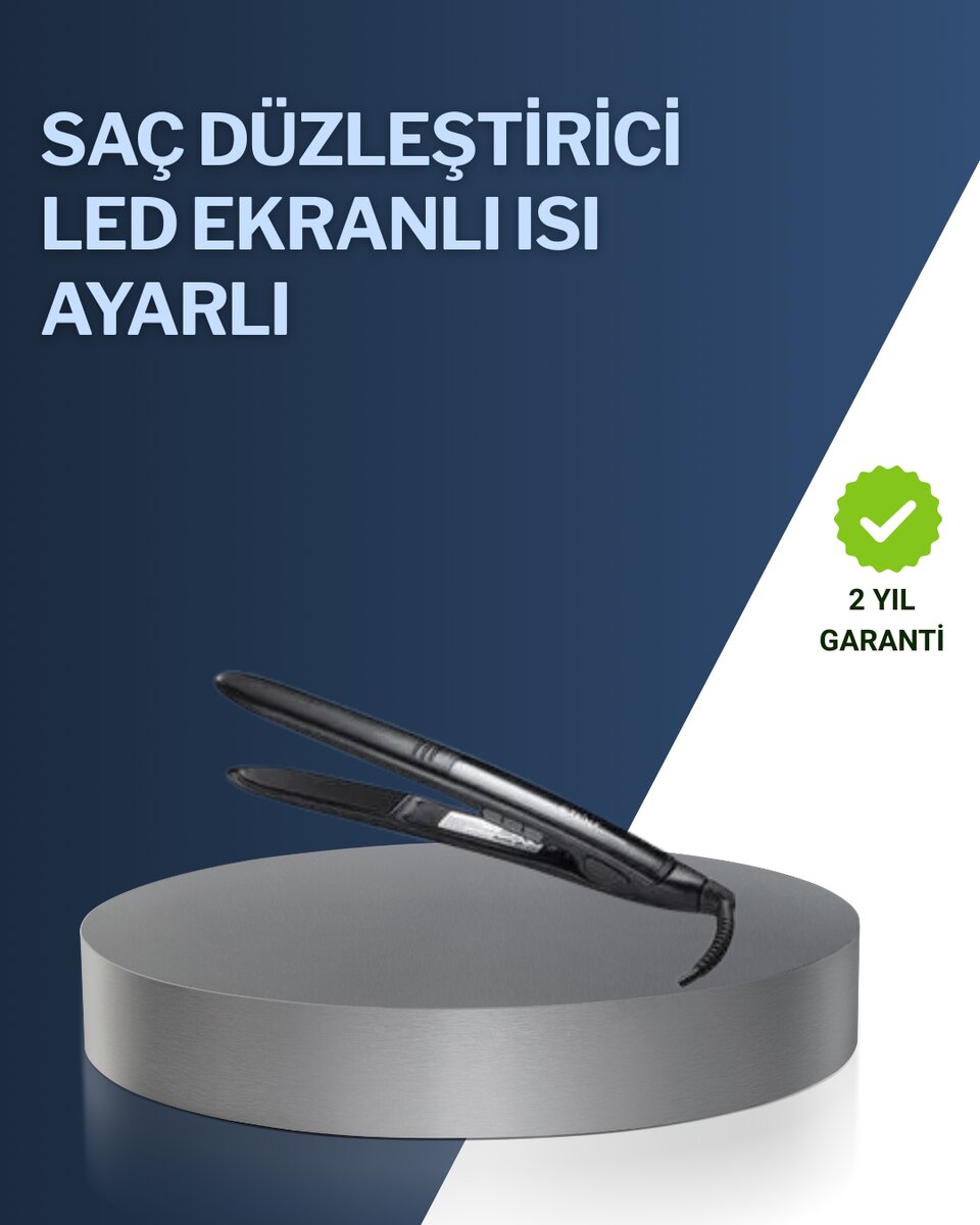 2025 Yeni Seri Dijital Ekranlı Isı Ayarlı Saç Düzleştirici Titanyum Kaplama A Kalite 2025 Yeni Seri Dijital Ekranlı Isı Ayarlı Saç Düzleştirici Titanyum Kaplama A Kalite