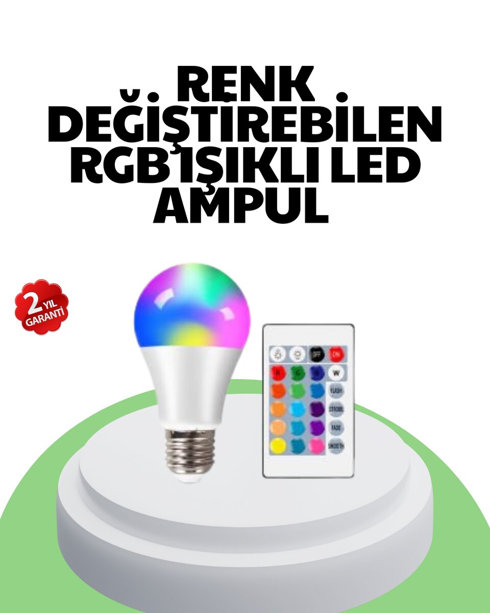 2025 RGB LED Ampul Uzaktan Kumandalı Renkli Işık A Kalite 2025 RGB LED Ampul Uzaktan Kumandalı Renkli Işık A Kalite