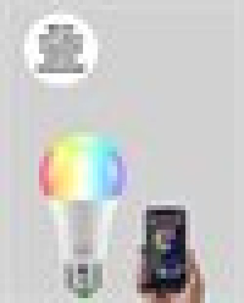 Akıllı 9W RGBW LED Ampul, tasaruflu romantik ışıklı
