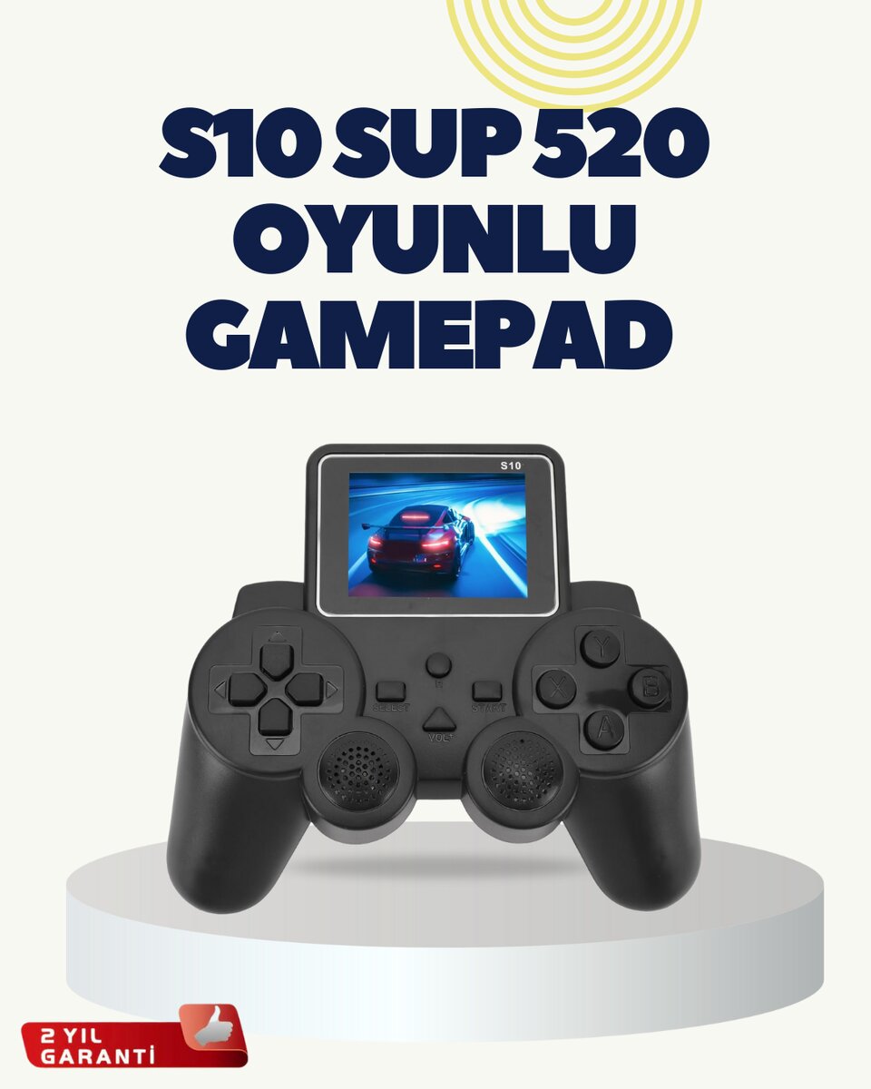 HDMI Destekli S10 Gamepad 520 Oyunlu TV’ye Bağlanabilir Atari 2025 Model HDMI Destekli S10 Gamepad 520 Oyunlu TV’ye Bağlanabilir Atari 2025 Model