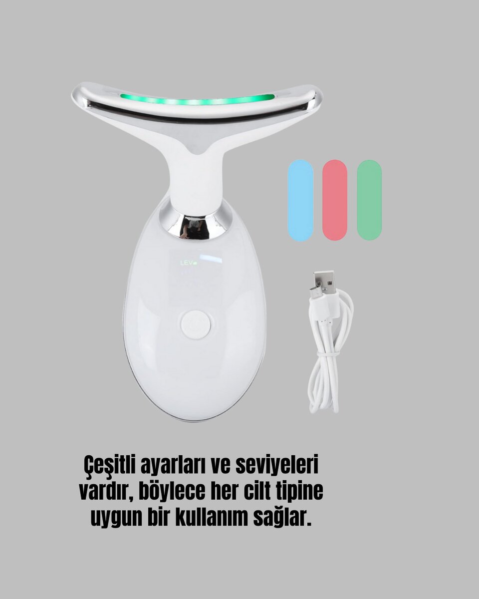 Kırışıklık Önleyici Güzellik Cihazı | Mikro Akım Masaj ve Isı Terapisi Kırışıklık Önleyici Güzellik Cihazı | Mikro Akım Masaj ve Isı Terapisi