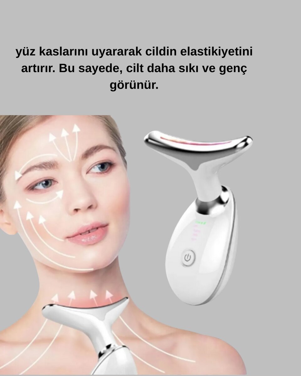 Kırışıklık Önleyici Güzellik Cihazı | Mikro Akım Masaj ve Isı Terapisi Kırışıklık Önleyici Güzellik Cihazı | Mikro Akım Masaj ve Isı Terapisi