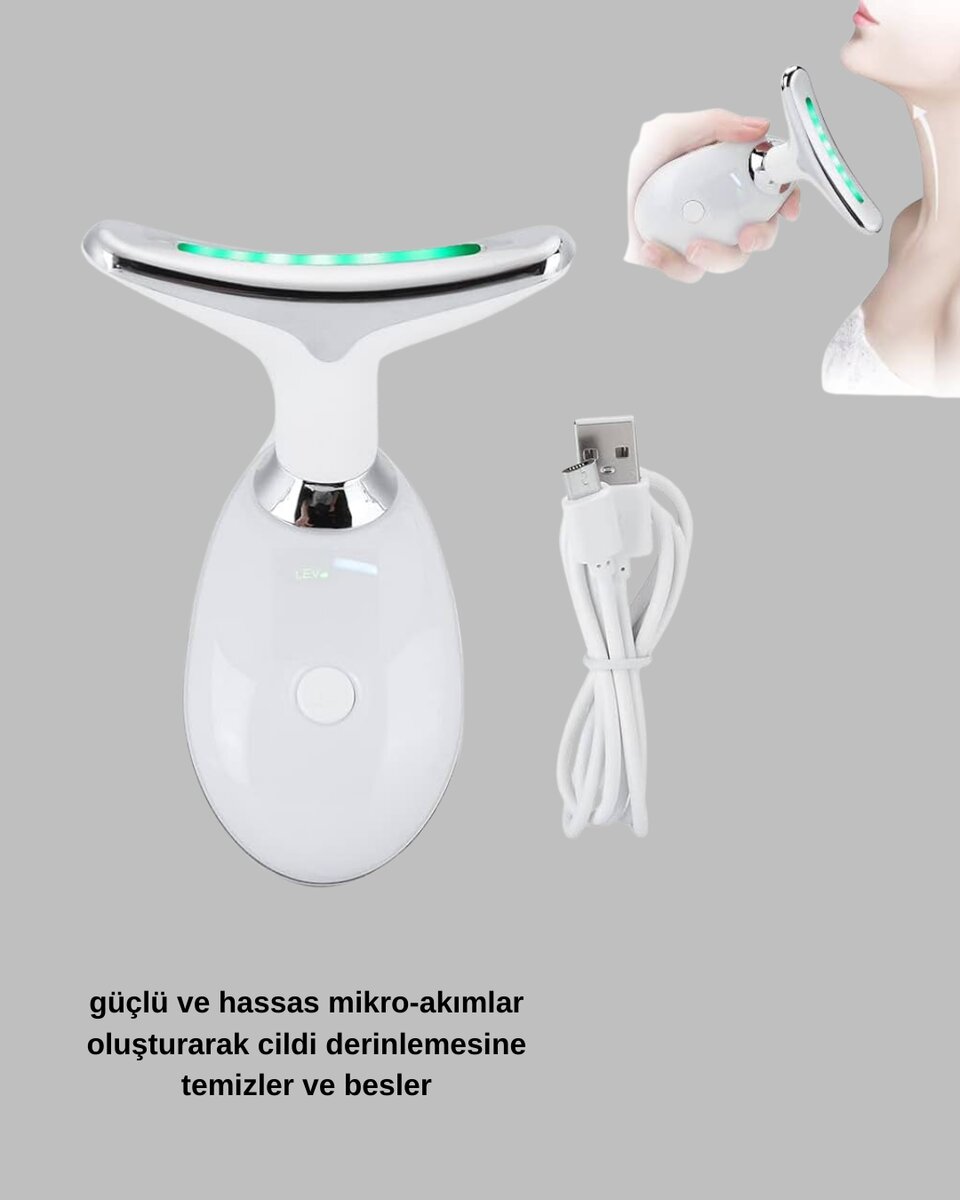 Kırışıklık Önleyici Güzellik Cihazı | Mikro Akım Masaj ve Isı Terapisi Kırışıklık Önleyici Güzellik Cihazı | Mikro Akım Masaj ve Isı Terapisi