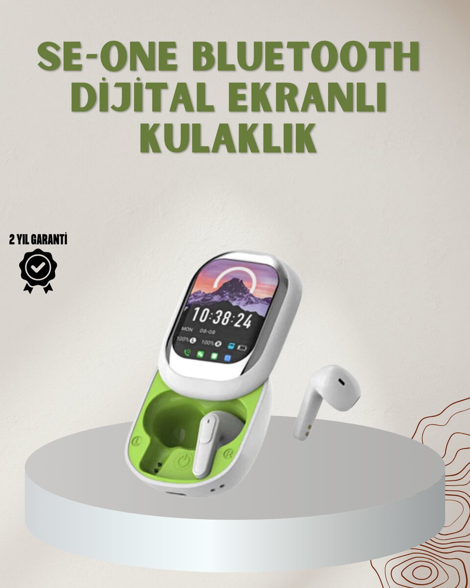 Dokunmatik Ekranlı Aktif Gürültü Azaltma Özellikli Kablosuz Kulaklık V5.4 Dokunmatik Ekranlı Aktif Gürültü Azaltma Özellikli Kablosuz Kulaklık V5.4