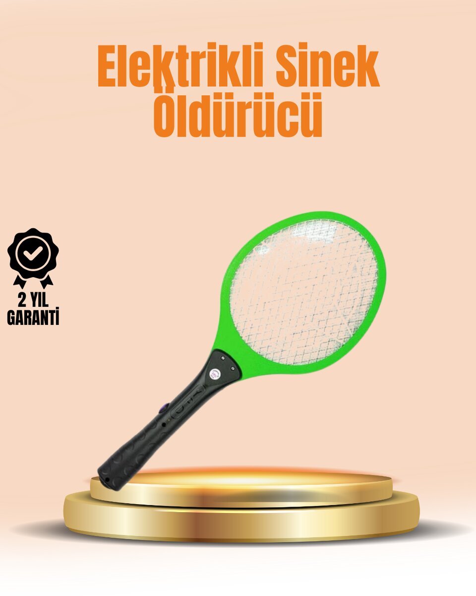 Elektrikli Sinek Raketi | Yüksek Voltajlı, Güvenli ve Taşınabilir Elektrikli Sinek Raketi | Yüksek Voltajlı, Güvenli ve Taşınabilir