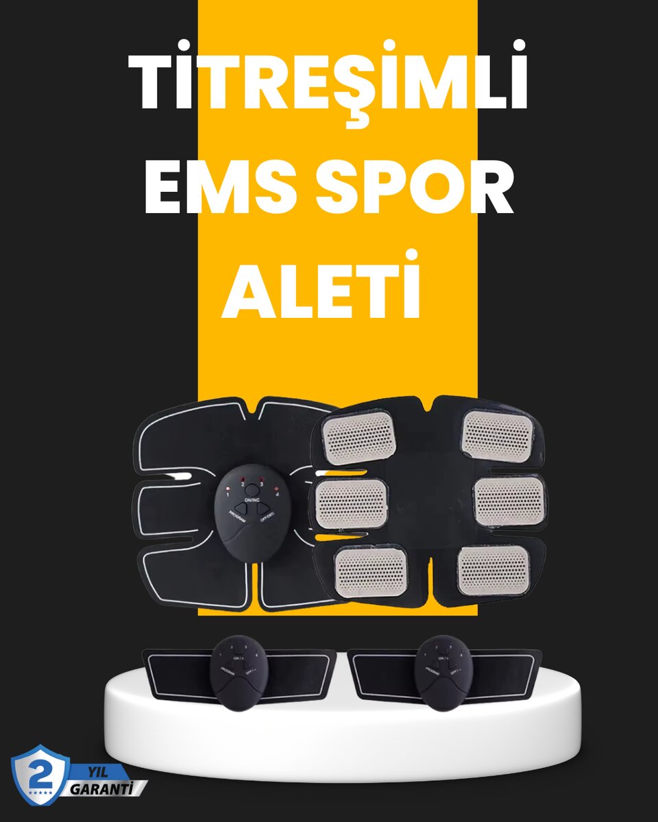 Titreşimli EMS Spor ve Fitness Cihazı Karın Kası Kol Bacak 2025 Model Titreşimli EMS Spor ve Fitness Cihazı Karın Kası Kol Bacak 2025 Model