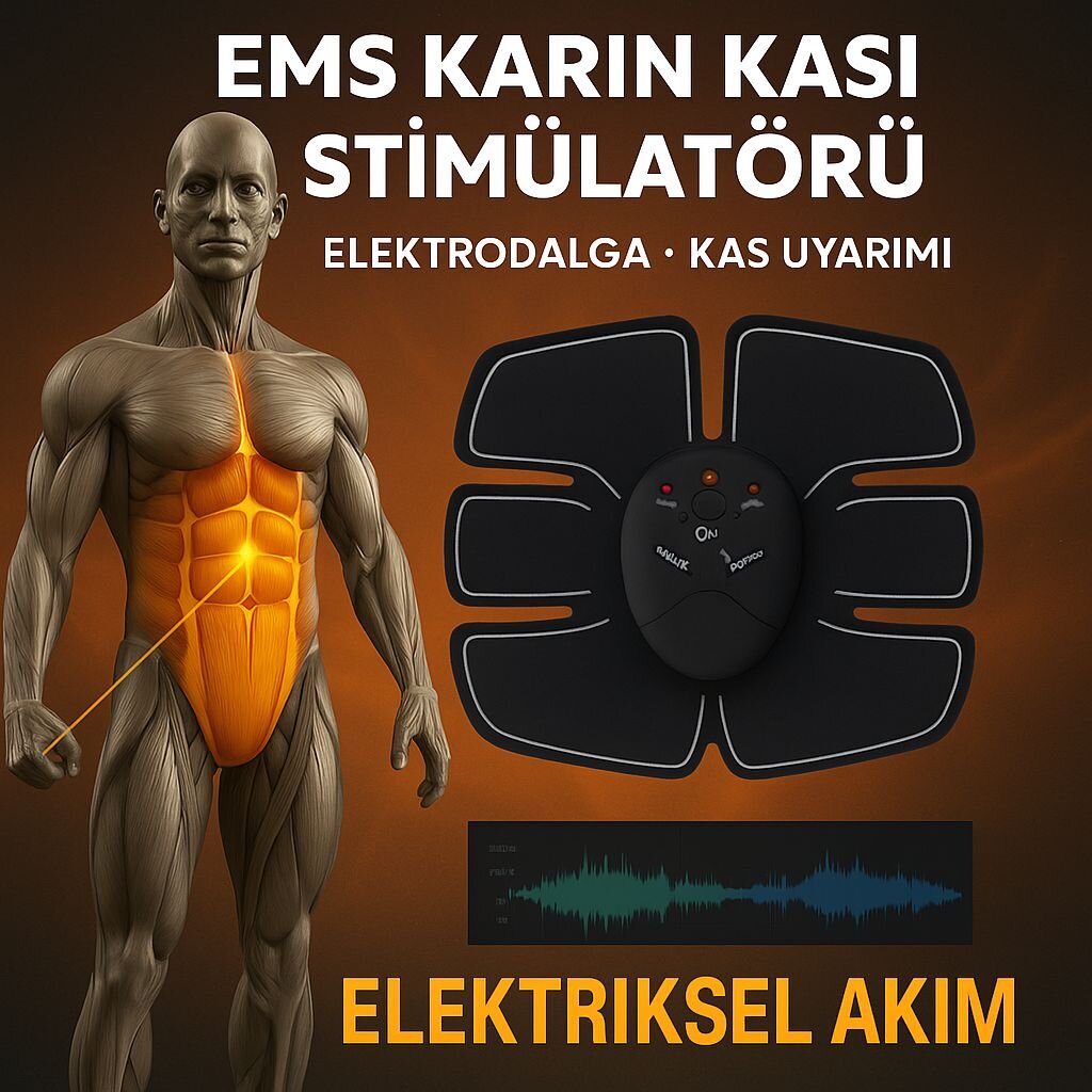 Titreşimli EMS Spor ve Fitness Cihazı Karın Kası Kol Bacak 2025 Model Titreşimli EMS Spor ve Fitness Cihazı Karın Kası Kol Bacak 2025 Model