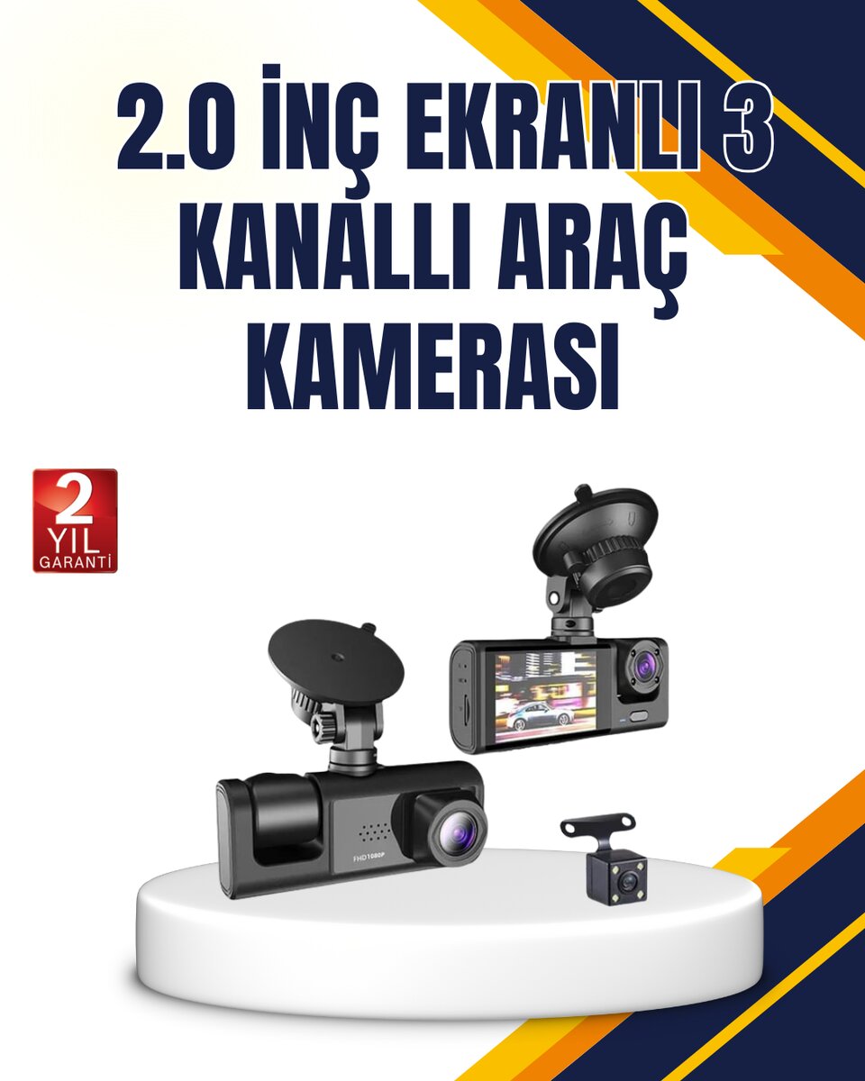 Araç İçi Kamera Seti | 170° Geniş Açı, Hareket Algılama ve Park Koruma Araç İçi Kamera Seti | 170° Geniş Açı, Hareket Algılama ve Park Koruma