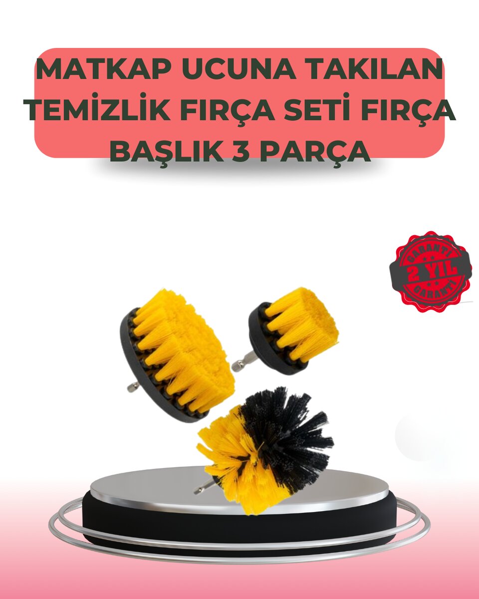 3 Parça Matkap Ucu Temizlik Fırçası Dayanıklı Naylon Kıllı 3 Parça Matkap Ucu Temizlik Fırçası Dayanıklı Naylon Kıllı