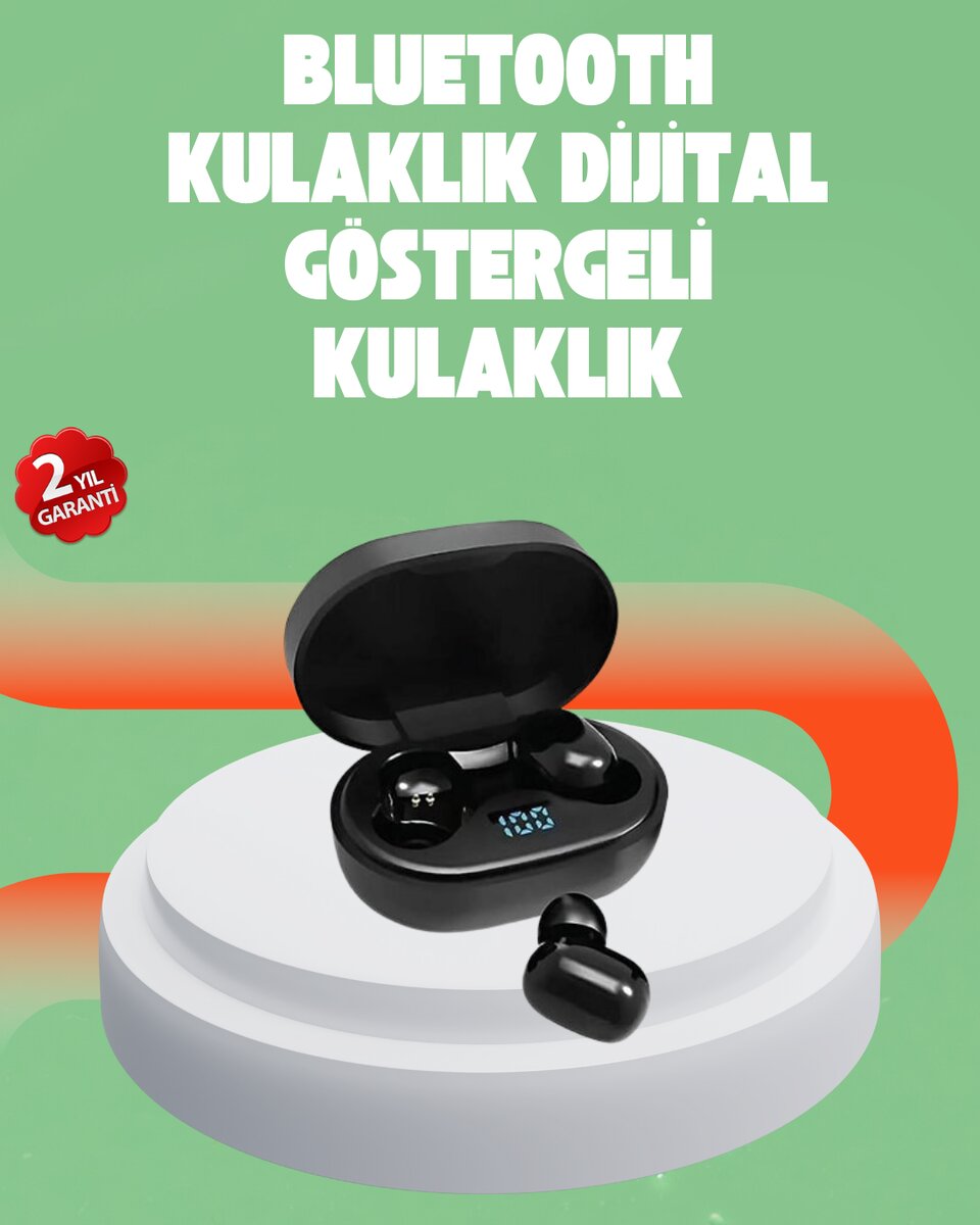 Bluetooth 5.0 Kulaklık – LED Ekranlı Şarj Kutusu Bluetooth 5.0 Kulaklık – LED Ekranlı Şarj Kutusu