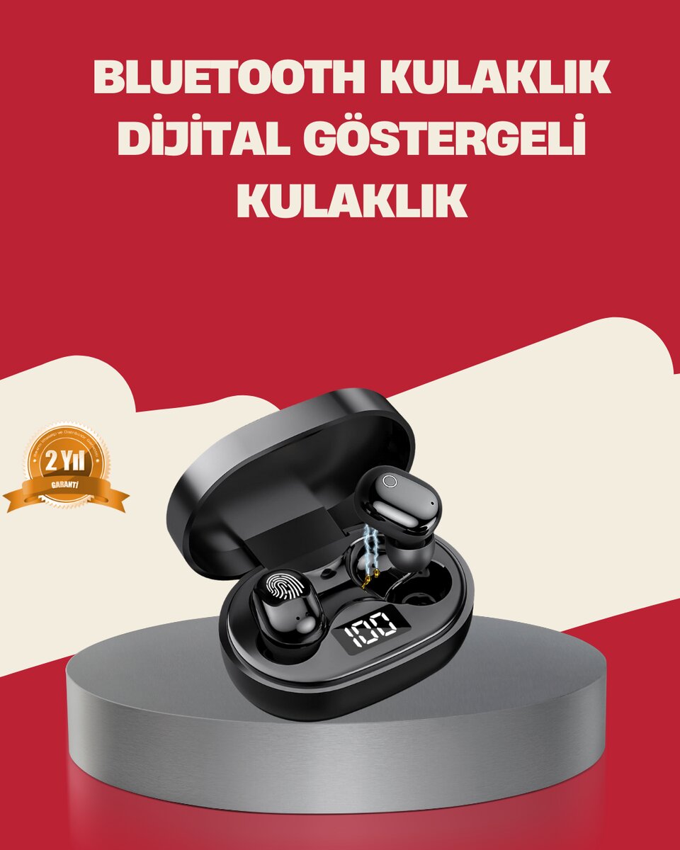 Gürültü Azaltmalı Mikrofonlu Bluetooth Kulaklık