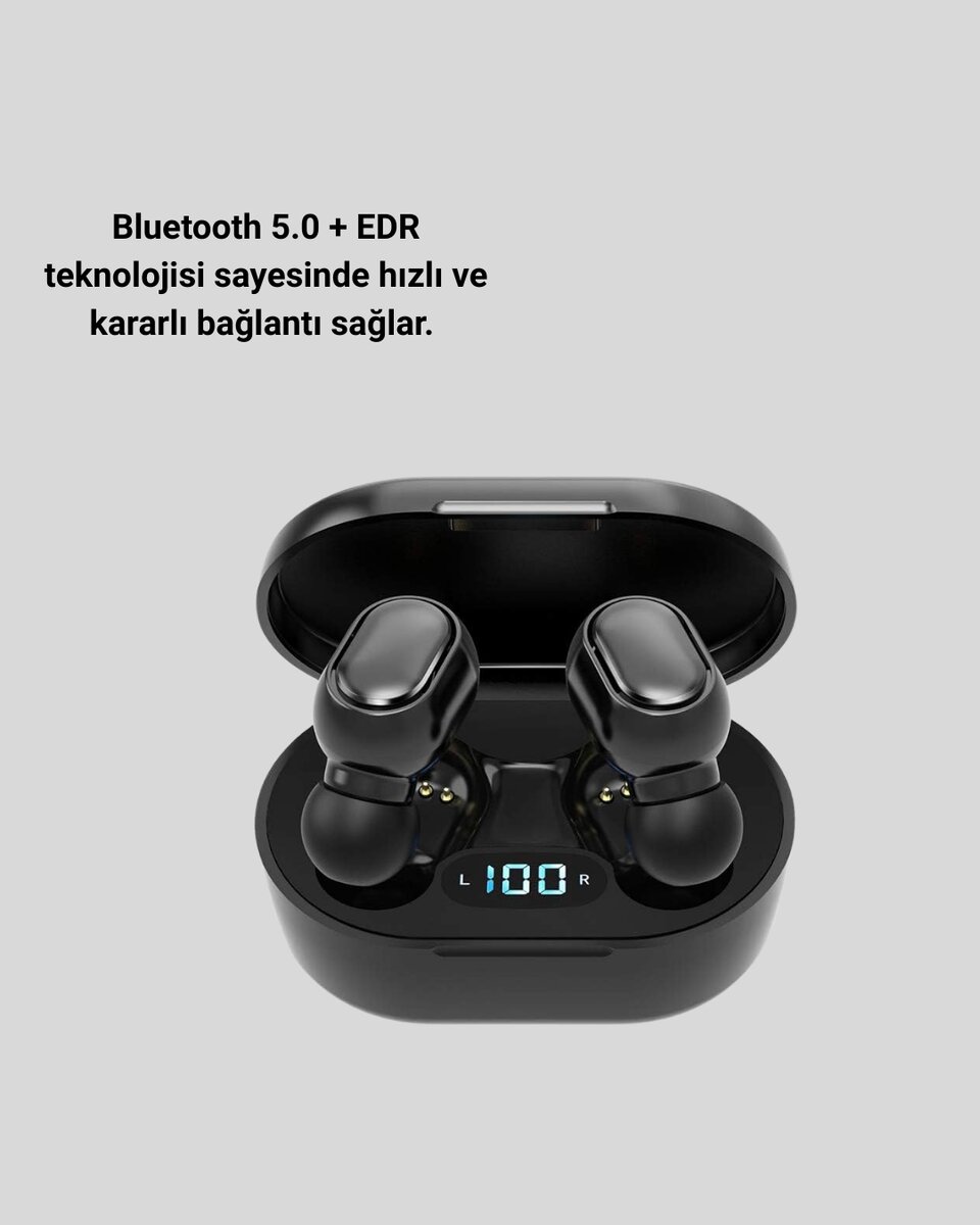Derin Bass ve Net Tiz Özellikli Bluetooth Kulaklık Derin Bass ve Net Tiz Özellikli Bluetooth Kulaklık
