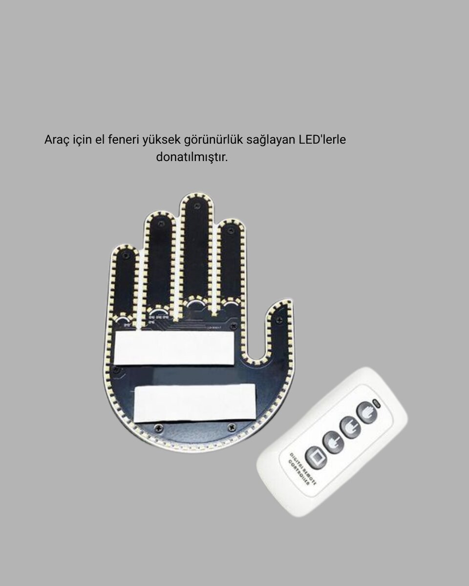 203 LED’li Yüksek Görünürlüklü Jest Işığı 203 LED’li Yüksek Görünürlüklü Jest Işığı