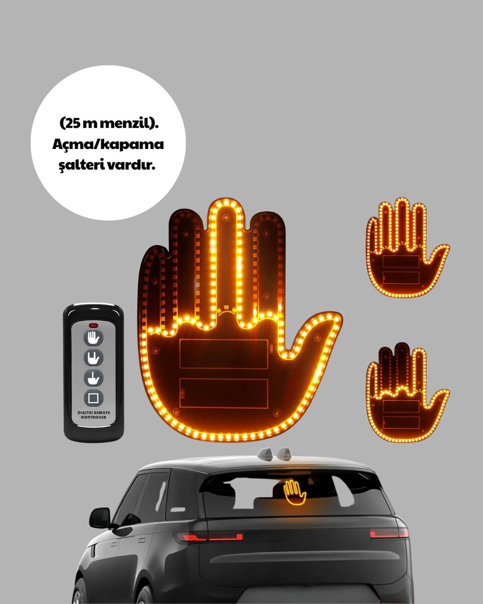 Kompakt Tasarımlı LED Jest Işığı – Selam ve Teşekkür Modları Kompakt Tasarımlı LED Jest Işığı – Selam ve Teşekkür Modları