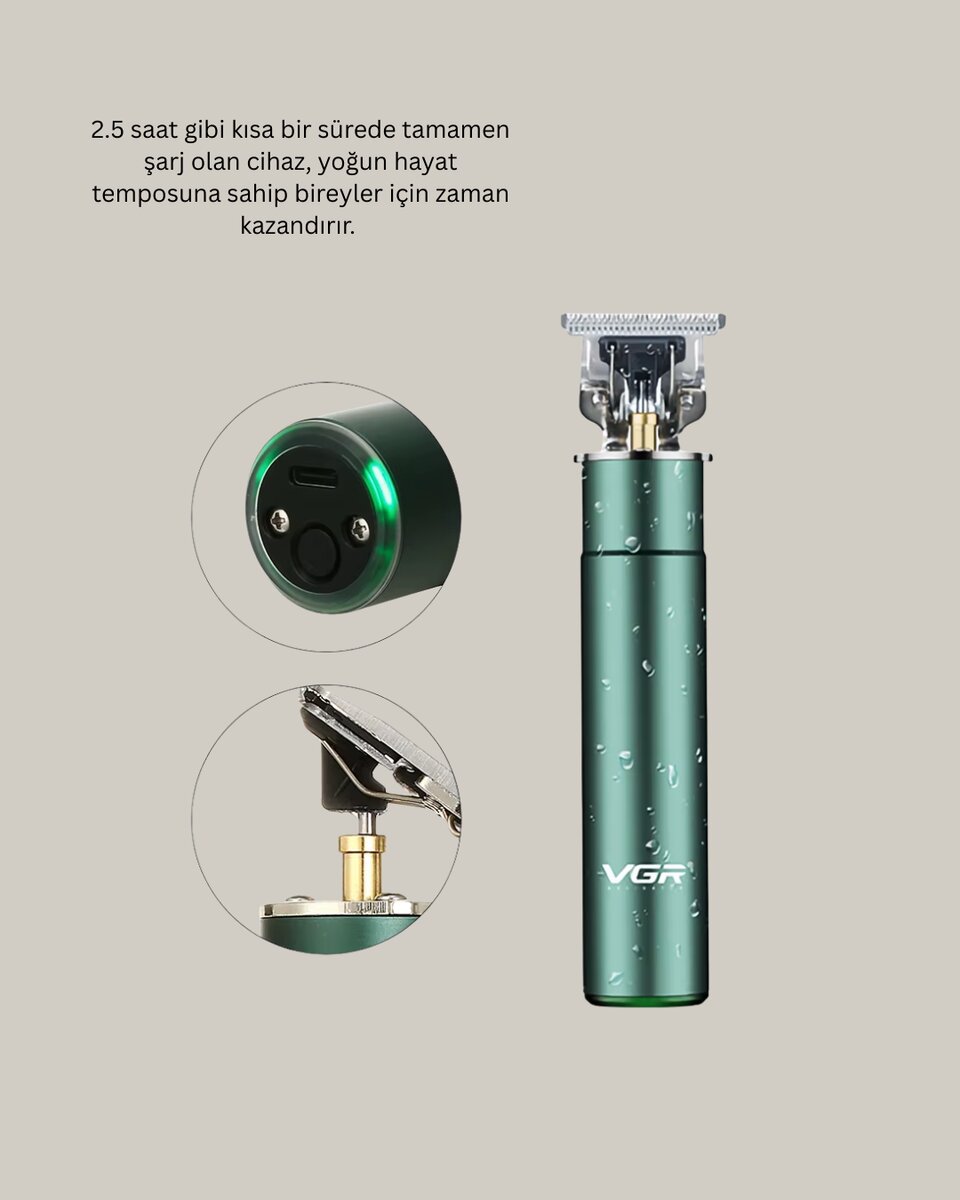 USB Hızlı Şarjlı 3 Saat Kullanımlı Saç Kesme Makinesi USB Hızlı Şarjlı 3 Saat Kullanımlı Saç Kesme Makinesi