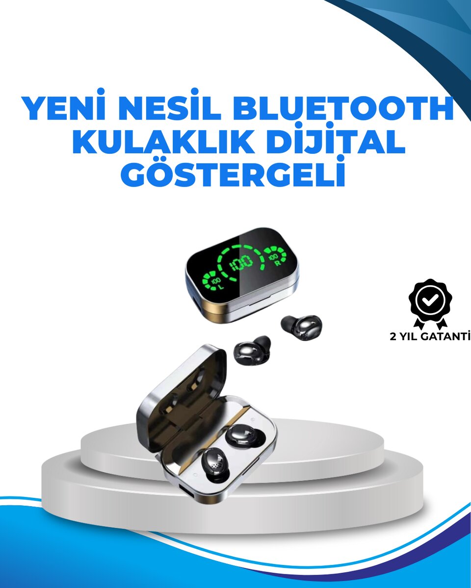 Gürültü Engelleyici Bluetooth Kulaklık – Akıllı Ekranlı, HiFi Ses Kalitesi Gürültü Engelleyici Bluetooth Kulaklık – Akıllı Ekranlı, HiFi Ses Kalitesi