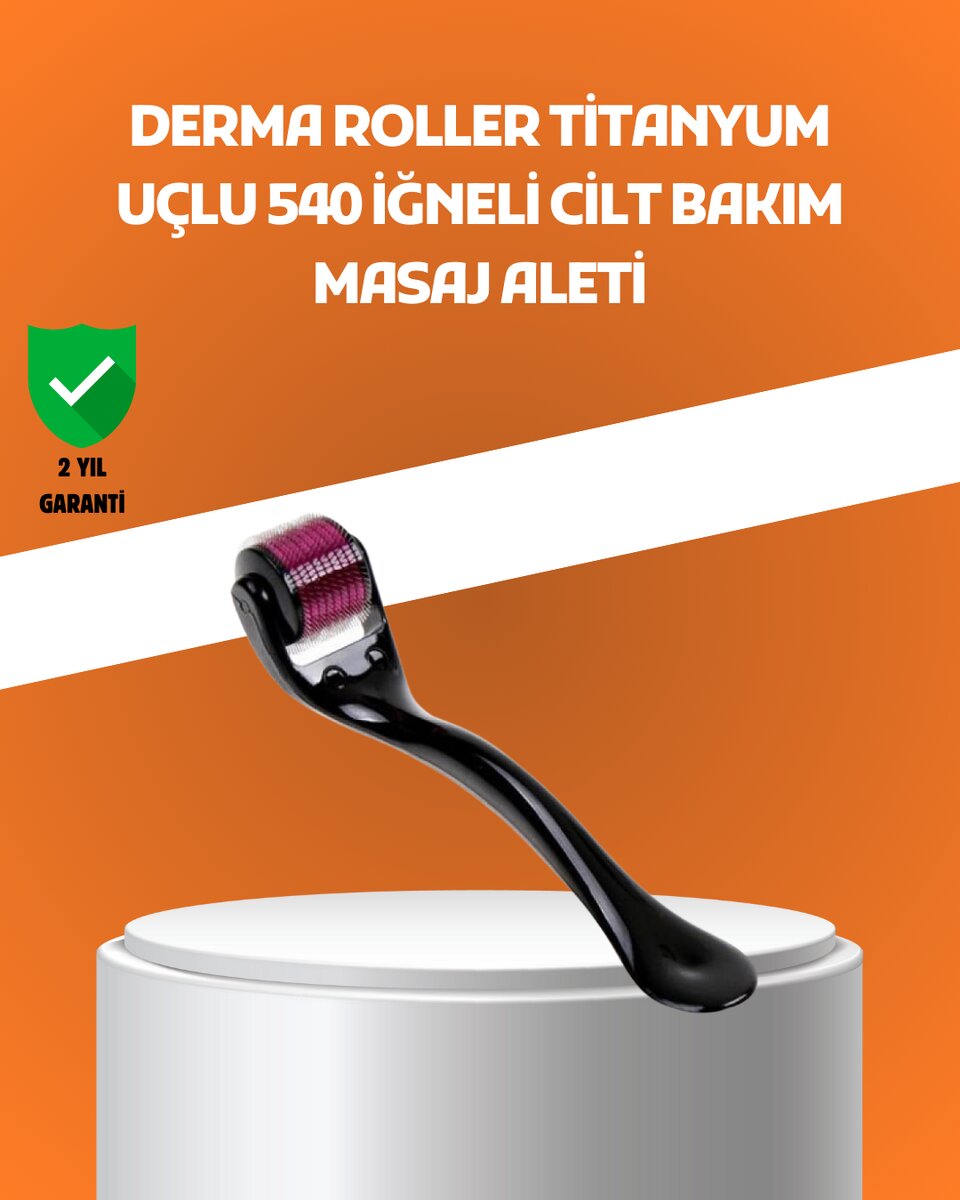 540 İğneli Titanyum Dermaroller Profesyonel Ev Tipi Cilt Yenileme Aparatı 540 İğneli Titanyum Dermaroller Profesyonel Ev Tipi Cilt Yenileme Aparatı