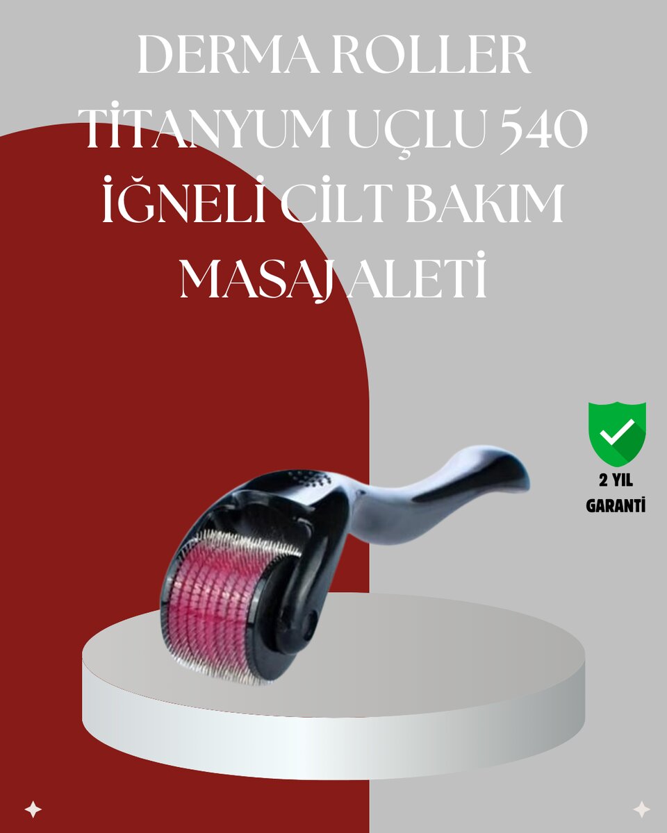 Dermaroller 1 mm Yara ve Yanık İzleri İçin Etkili Çözüm Dermaroller 1 mm Yara ve Yanık İzleri İçin Etkili Çözüm