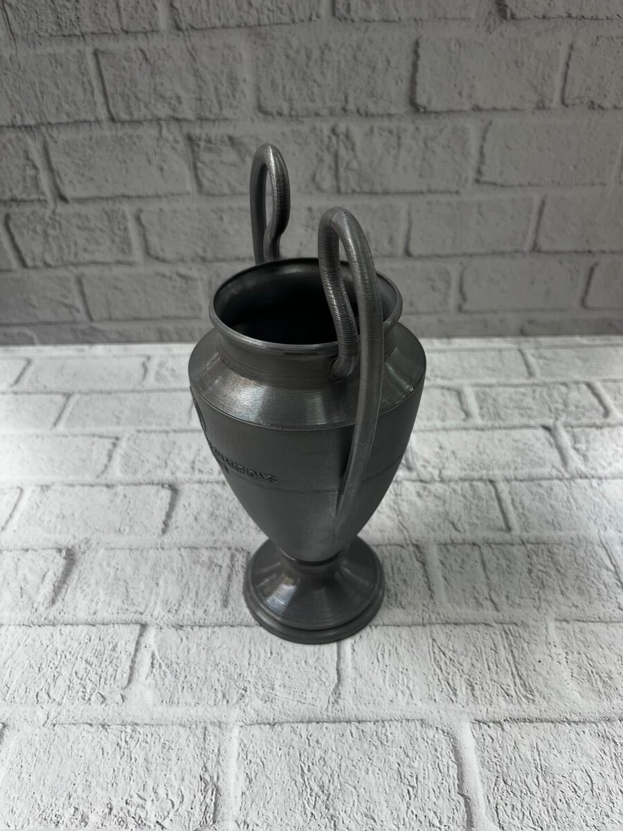 Füme Şampiyonlar Kupası 25cm Modern Dekor Ödül Biblo