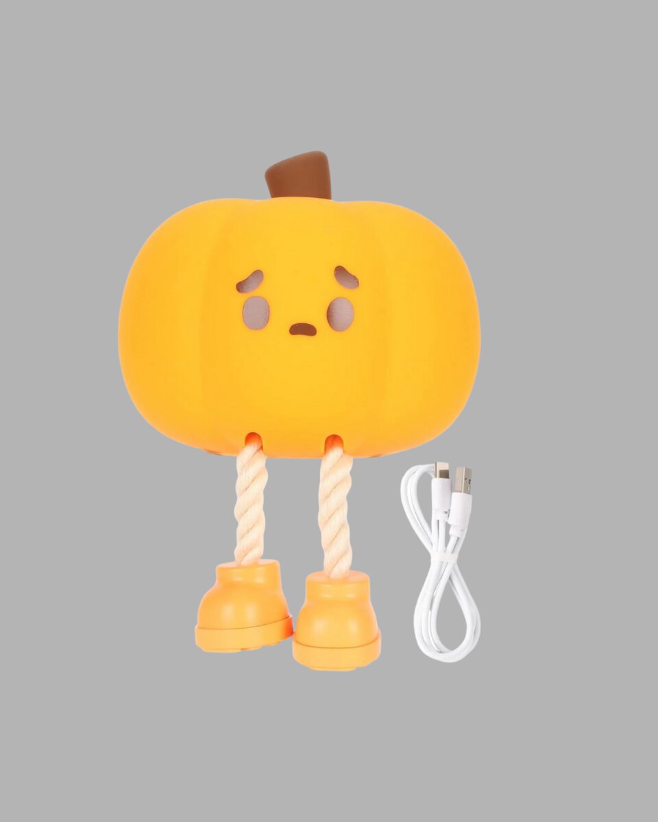 Dekoratif Pumpkin Gece Lambası Şarjlı Dokunmatik LED Işık Dekoratif Pumpkin Gece Lambası Şarjlı Dokunmatik LED Işık