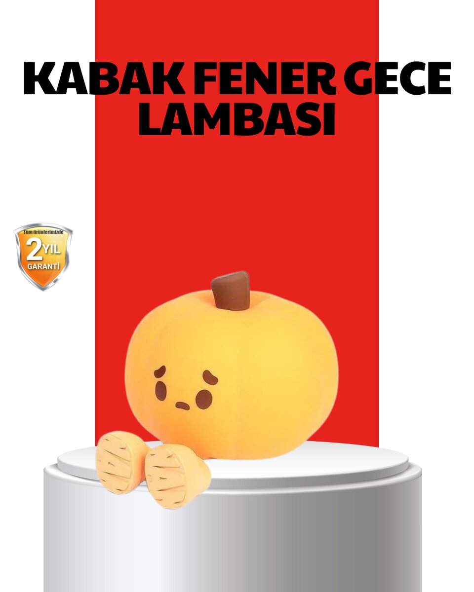 Pumpkin LED Night Light Dokunmatik Şarjlı Silikon Gece Lambası Pumpkin LED Night Light Dokunmatik Şarjlı Silikon Gece Lambası