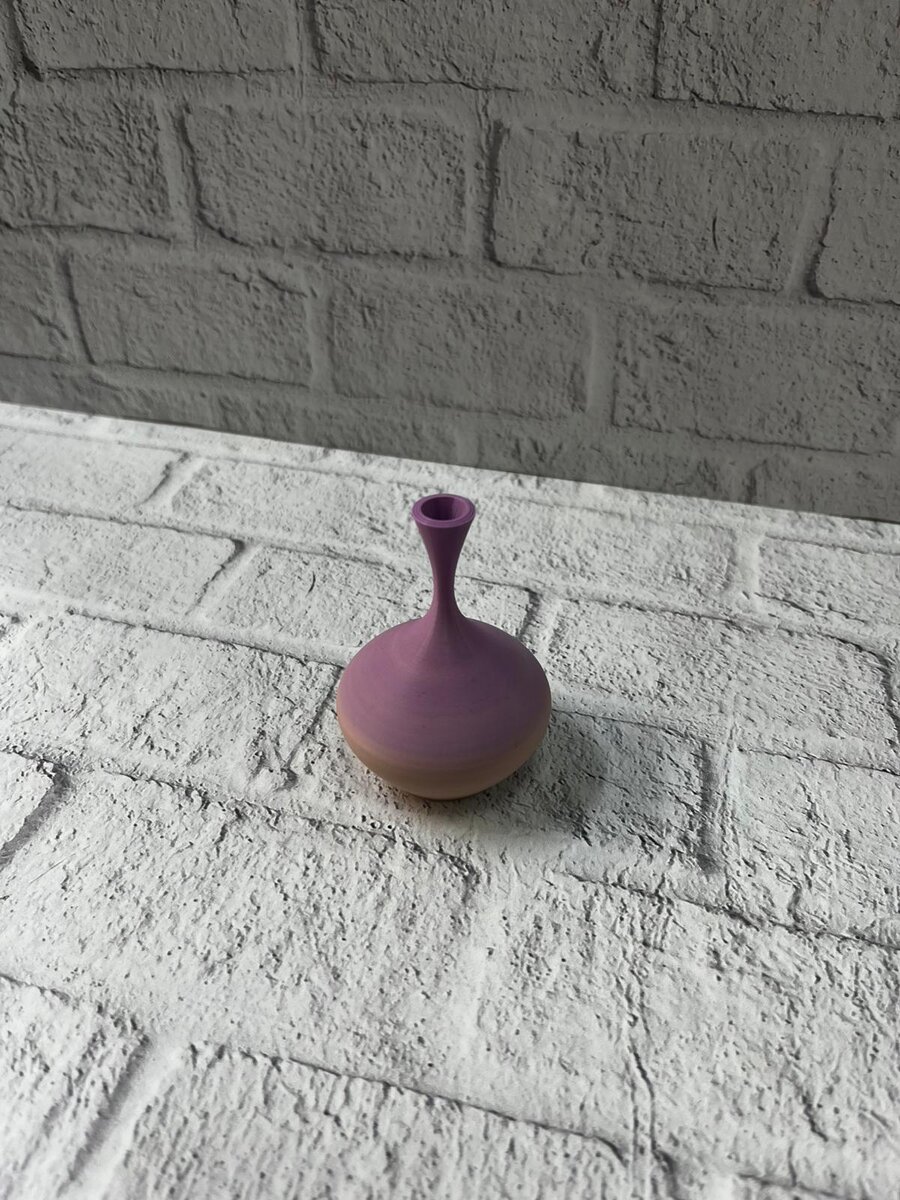 Mini Rainbow Dekoratif Vazo 8 cm Renk Geçişli Modern Tasarım