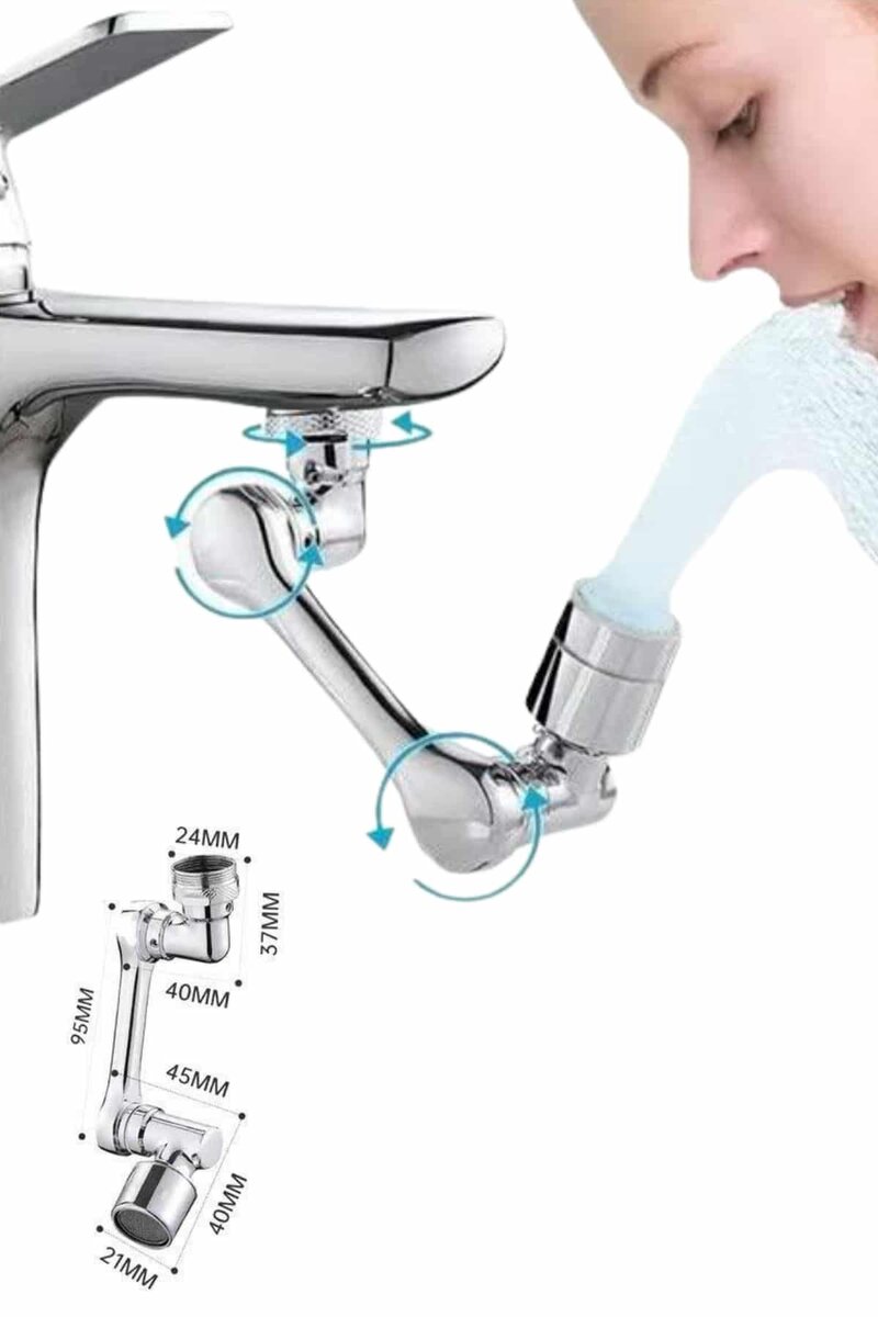 1080° Çok Yönlü Musluk Aparatı Püskürtme ve Köpük Akışlı 1080° Çok Yönlü Musluk Aparatı Püskürtme ve Köpük Akışlı