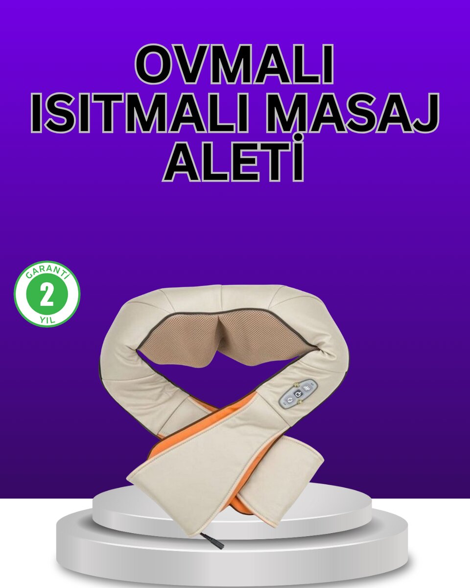 Isıtma Fonksiyonlu Ovmalı Boyun Omuz ve Vücut Masaj Cihazı Rahatlatıcı Isıtma Fonksiyonlu Ovmalı Boyun Omuz ve Vücut Masaj Cihazı Rahatlatıcı