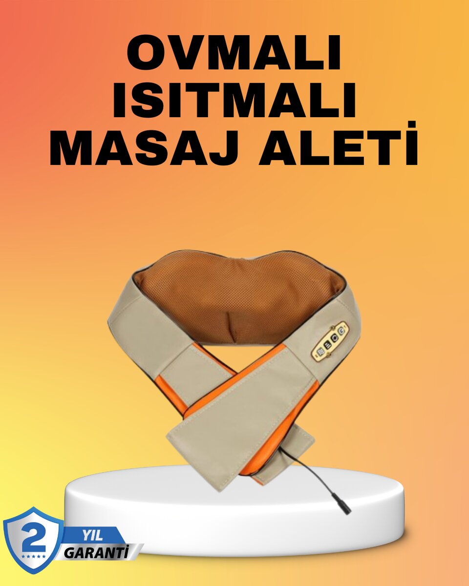 Kas Ağrılarına İyi Gelen Ovmalı Isıtmalı Boyun Omuz Bel Masaj Aleti Kas Ağrılarına İyi Gelen Ovmalı Isıtmalı Boyun Omuz Bel Masaj Aleti