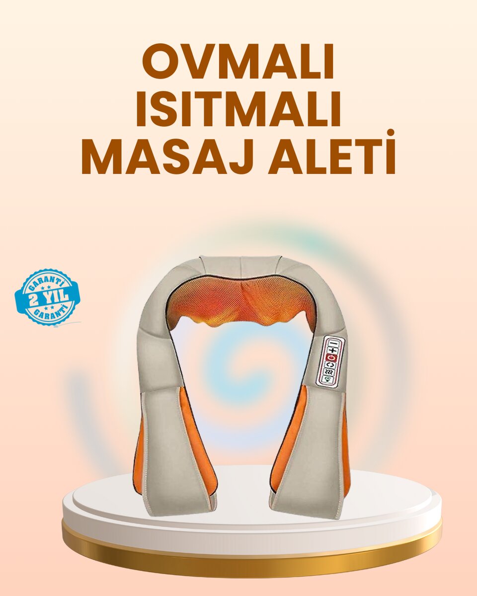 Ovmalı Isıtmalı Masaj Aleti Boyun Omuz Bel ve Ayak İçin Rahatlatıcı Etki Ovmalı Isıtmalı Masaj Aleti Boyun Omuz Bel ve Ayak İçin Rahatlatıcı Etki