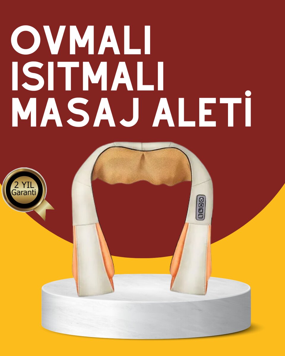 Kas Eklem Ağrılarına Ovmalı Isıtmalı Boyun Omuz Bel Masaj Aleti Kas Eklem Ağrılarına Ovmalı Isıtmalı Boyun Omuz Bel Masaj Aleti