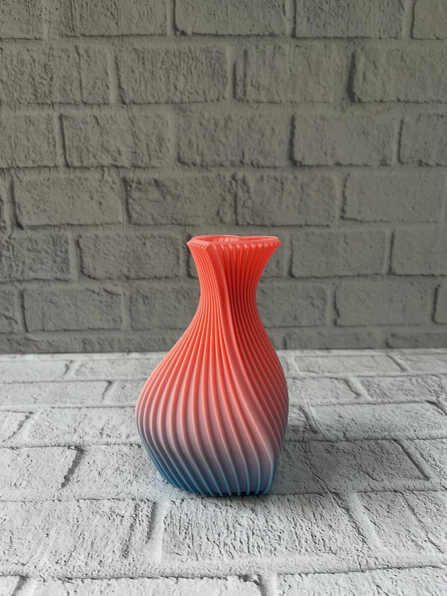 3D Dalga Desenli Kalp Formlu Dekoratif Vazo Pembe 15 cm 3D Dalga Desenli Kalp Formlu Dekoratif Vazo Pembe 15 cm