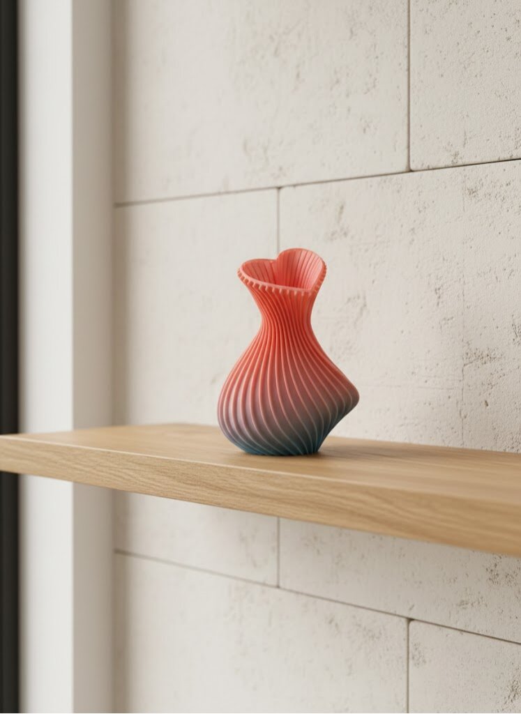 Kalp Tasarımlı Modern Dekor Vazo 15 cm Şık ve Estetik Görünüm Kalp Tasarımlı Modern Dekor Vazo 15 cm Şık ve Estetik Görünüm
