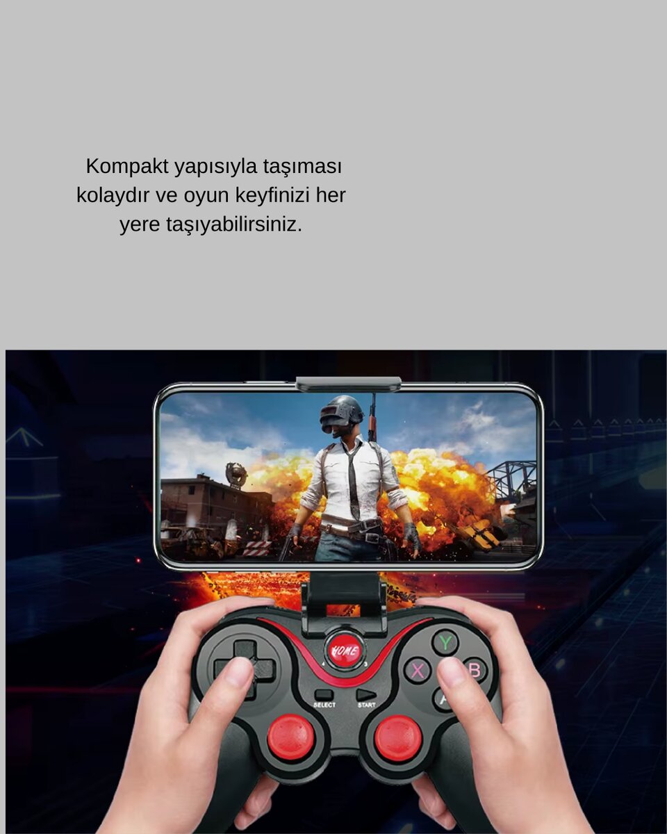 8 Saat Pil Ömrü Sunan Kablosuz Oyun Kumandası 8 Saat Pil Ömrü Sunan Kablosuz Oyun Kumandası