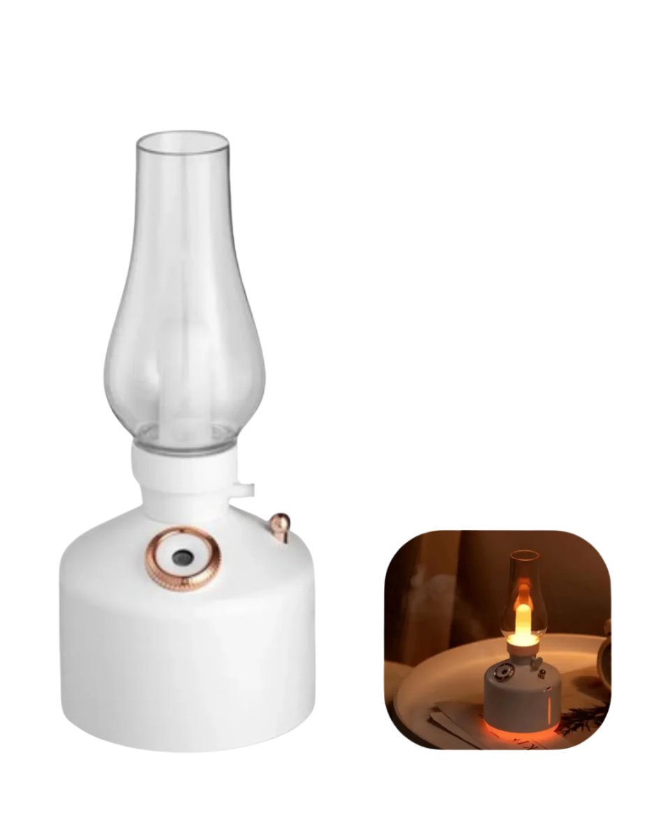 Retro Gaz Lambası Tasarımlı USB Şarjlı Aroma Difüzörü 280 ml Nano Mist Nemlendirici Retro Gaz Lambası Tasarımlı USB Şarjlı Aroma Difüzörü 280 ml Nano Mist Nemlendirici