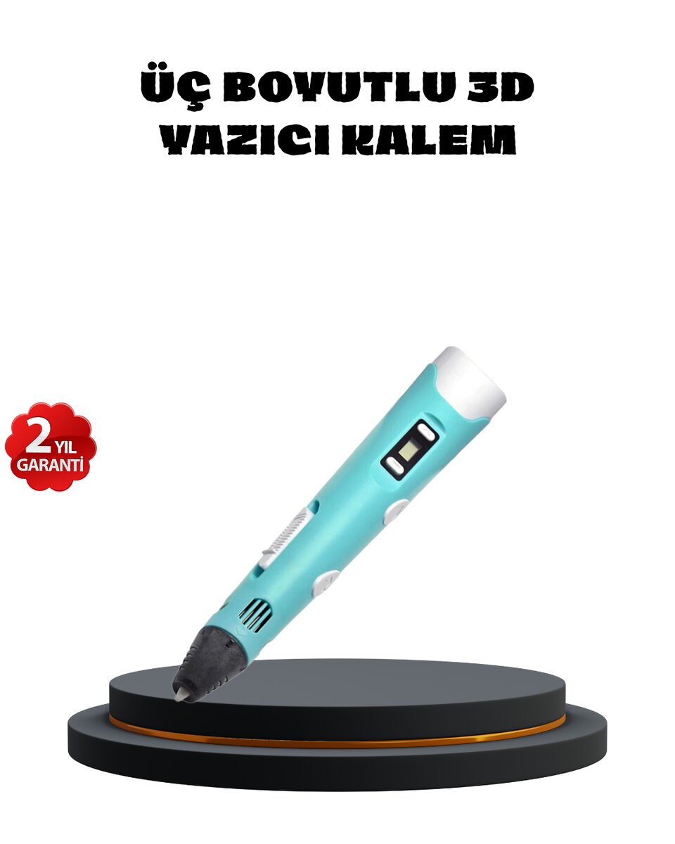3D Yazıcı Kalem FDM Teknolojili ve ABS PLA Filament Uyumlu