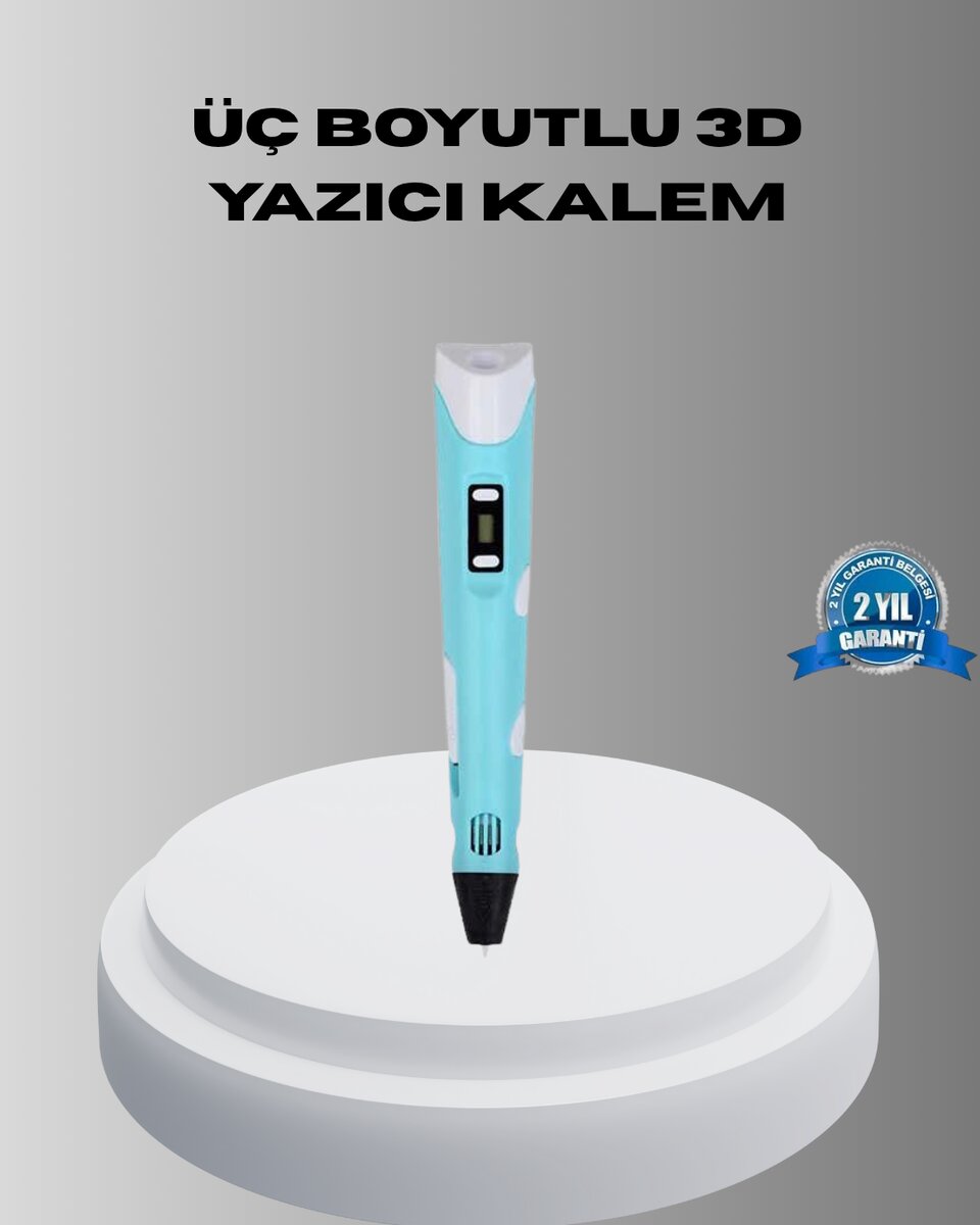 3D Yazıcı Kalem Taşınabilir FDM Teknolojili ve Çok Amaçlı Kullanımlı 3D Yazıcı Kalem Taşınabilir FDM Teknolojili ve Çok Amaçlı Kullanımlı