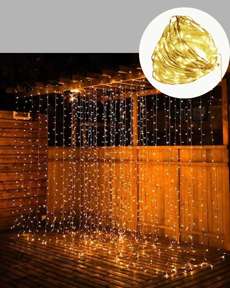 3x3 LED Şelale Perde Işık Kutlama ve Dekor Aydınlatması 3x3 LED Şelale Perde Işık Kutlama ve Dekor Aydınlatması