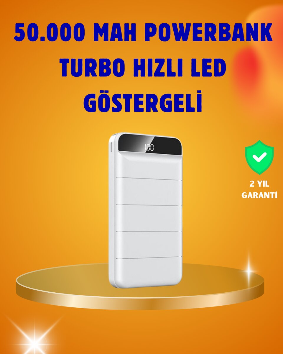 50000mAh LED Göstergeli Taşınabilir Şarj Cihazı 50000mAh LED Göstergeli Taşınabilir Şarj Cihazı