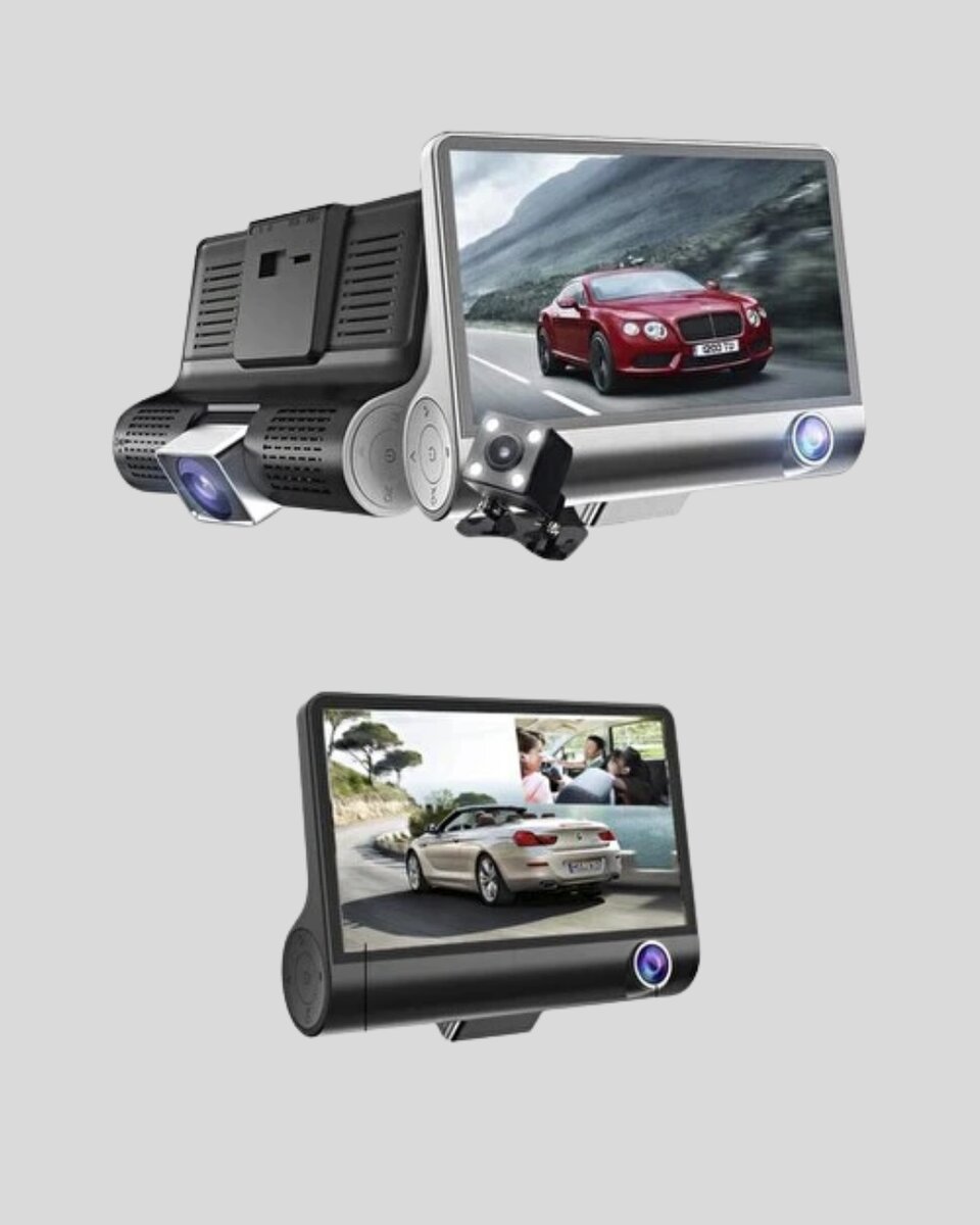 Araç DVR Kamerası 3’lü 170° Geniş Açılı Full HD ve Park Destekli Araç DVR Kamerası 3’lü 170° Geniş Açılı Full HD ve Park Destekli
