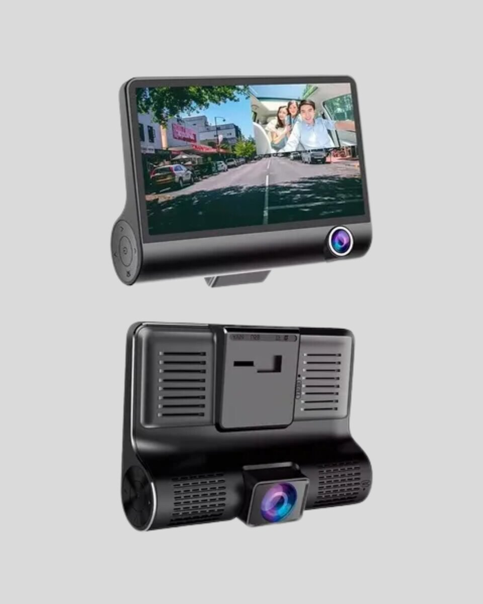Araç DVR Kamerası 3’lü 170° Geniş Açılı Full HD ve Park Destekli Araç DVR Kamerası 3’lü 170° Geniş Açılı Full HD ve Park Destekli