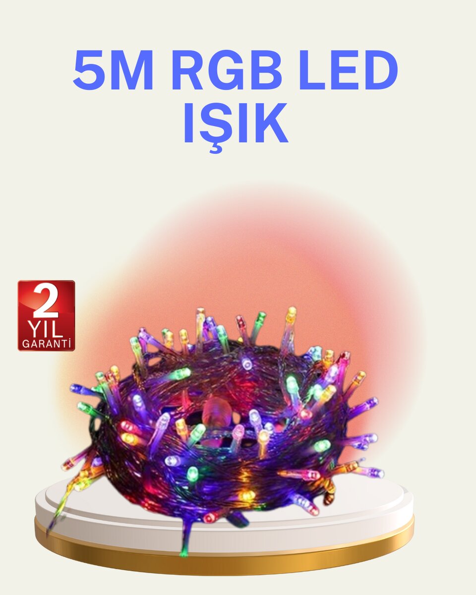 Şeffaf Kablolu 50 Ampullü 5 Metre LED Işık Dekoratif Aydınlatma Şeffaf Kablolu 50 Ampullü 5 Metre LED Işık Dekoratif Aydınlatma