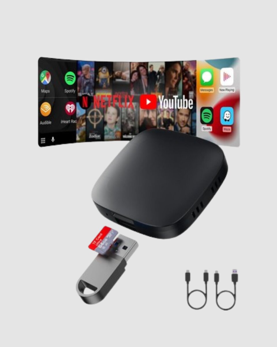 Android Auto Kablosuz Dönüştürücü Hızlı Eşleşme ve Sesli Asistan Destekli Android Auto Kablosuz Dönüştürücü Hızlı Eşleşme ve Sesli Asistan Destekli