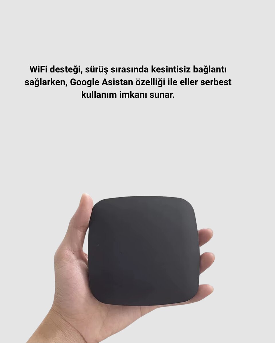 Android Auto Kablosuz Bağlantı Adaptörü 5.8GHz Hızlı WiFi ve Kompakt Tasarımlı Android Auto Kablosuz Bağlantı Adaptörü 5.8GHz Hızlı WiFi ve Kompakt Tasarımlı