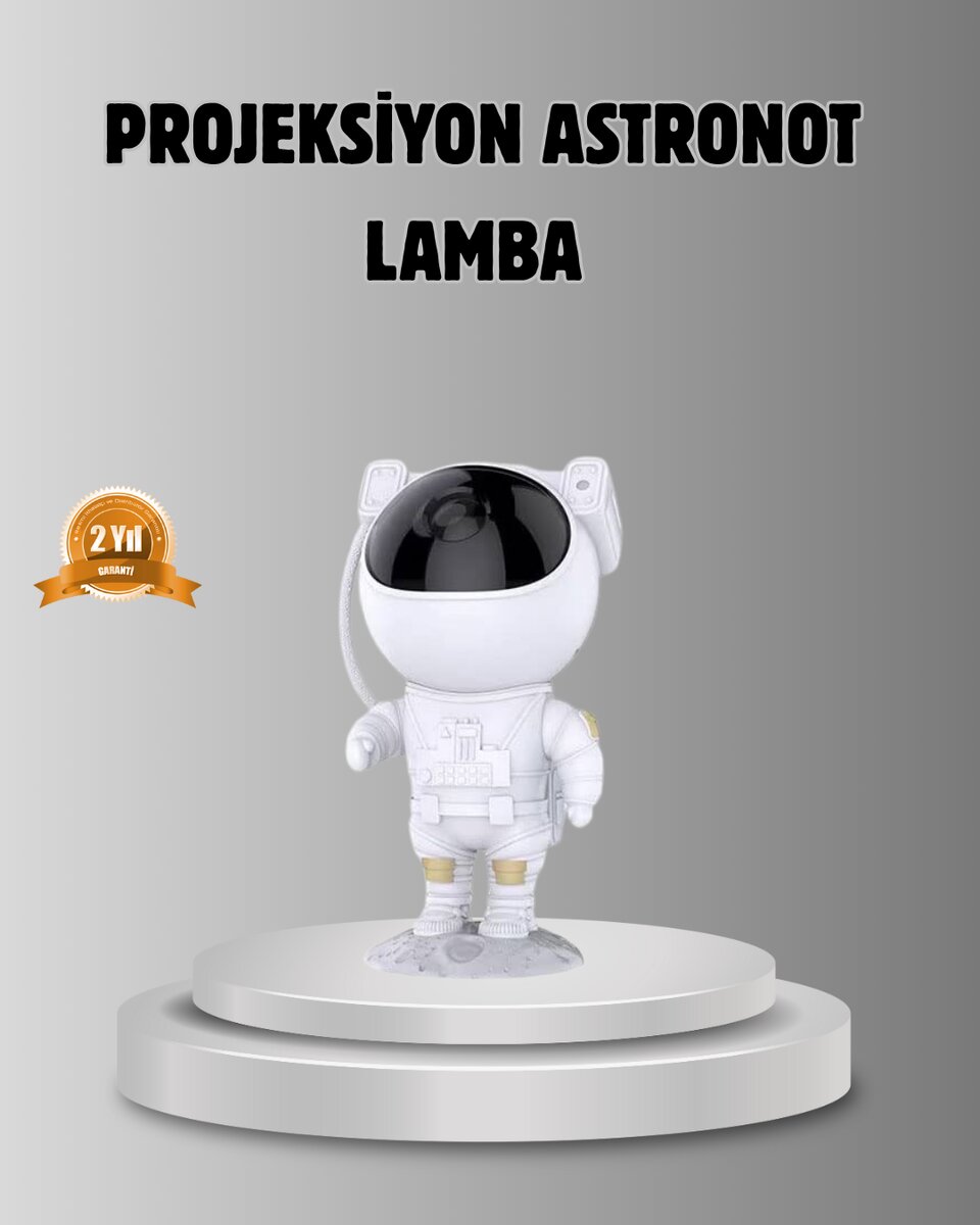 Astronot Galaksi Projeksiyon Lambası Bluetooth Bağlantılı ve Uzaktan Kontrollü Astronot Galaksi Projeksiyon Lambası Bluetooth Bağlantılı ve Uzaktan Kontrollü