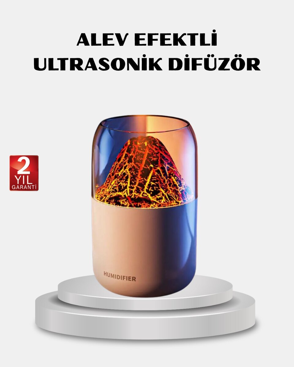 280ml Alev Işıklı Ultrasonik Hava Nemlendirici Sessiz ve USB Şarjlı 280ml Alev Işıklı Ultrasonik Hava Nemlendirici Sessiz ve USB Şarjlı