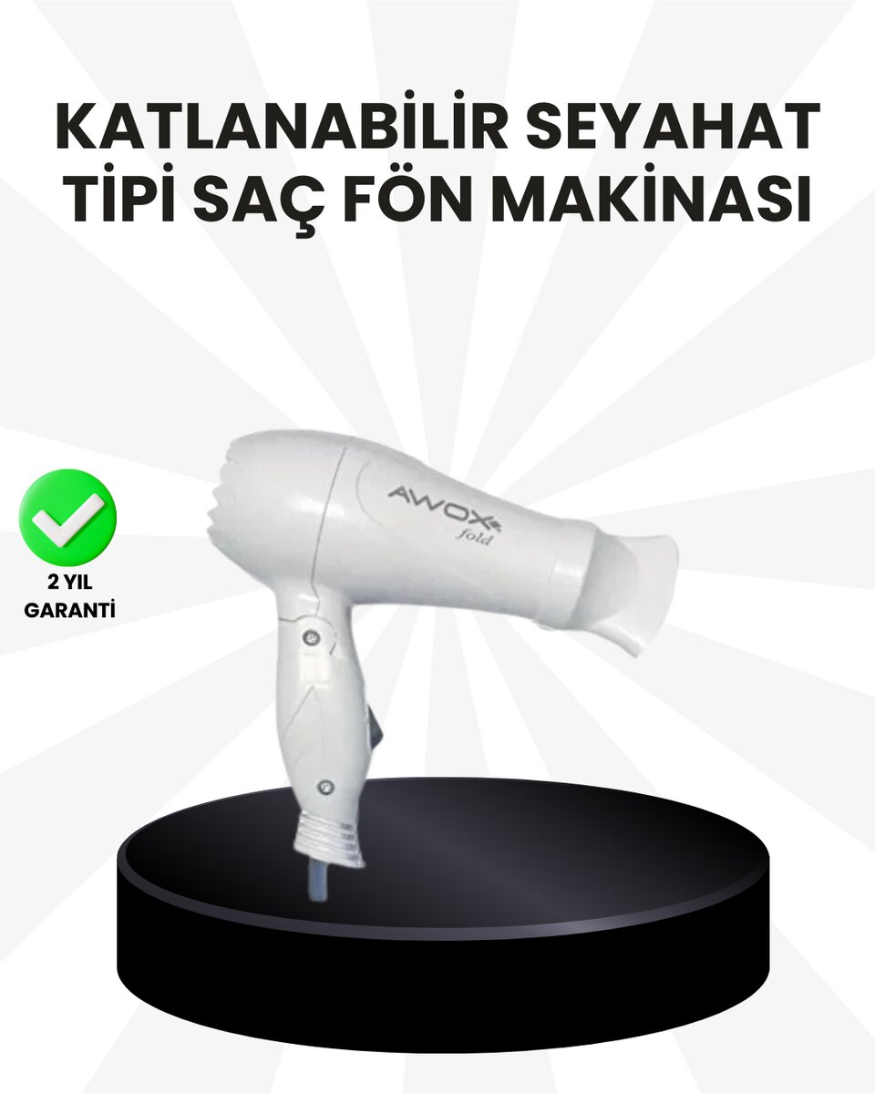 Taşınabilir Fön Makinesi Katlanır Gövde Enerji Tasarruflu Taşınabilir Fön Makinesi Katlanır Gövde Enerji Tasarruflu