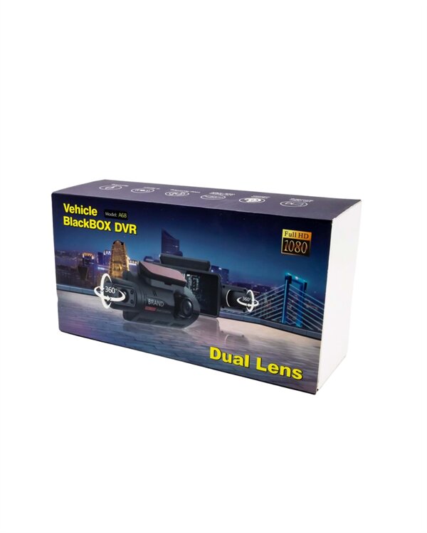 Çift Görüşlü Dashcam – Gece Görüşlü 1080P Araç İçi Güvenlik Kamerası