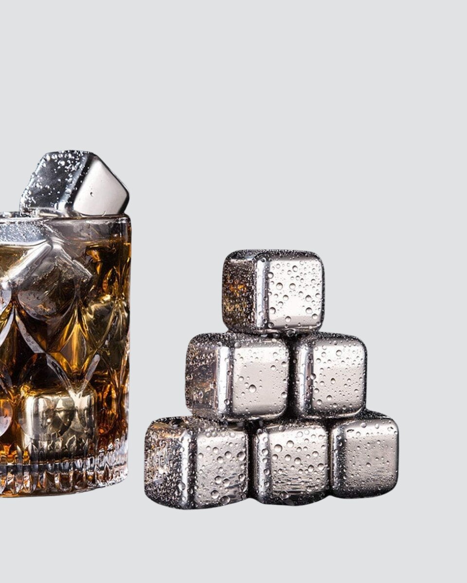 Paslanmaz Metal Buz Küpleri Seti Klipsli Sulandırmadan Soğutma Özellikli Paslanmaz Metal Buz Küpleri Seti Klipsli Sulandırmadan Soğutma Özellikli