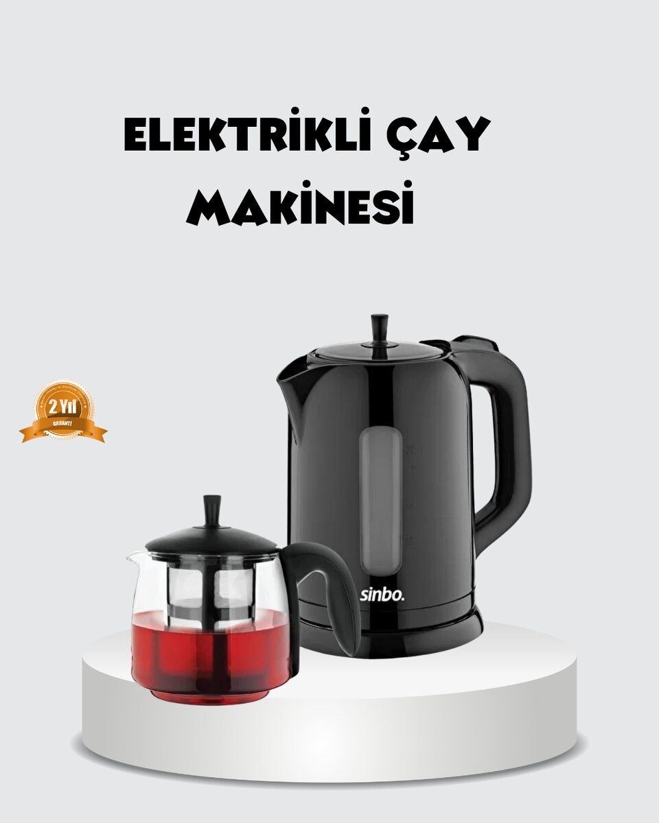 Çaycı Cam Demlikli 1800W Güçlü ve Sıcak Tutmalı Elektrikli Çay Makinesi Çaycı Cam Demlikli 1800W Güçlü ve Sıcak Tutmalı Elektrikli Çay Makinesi